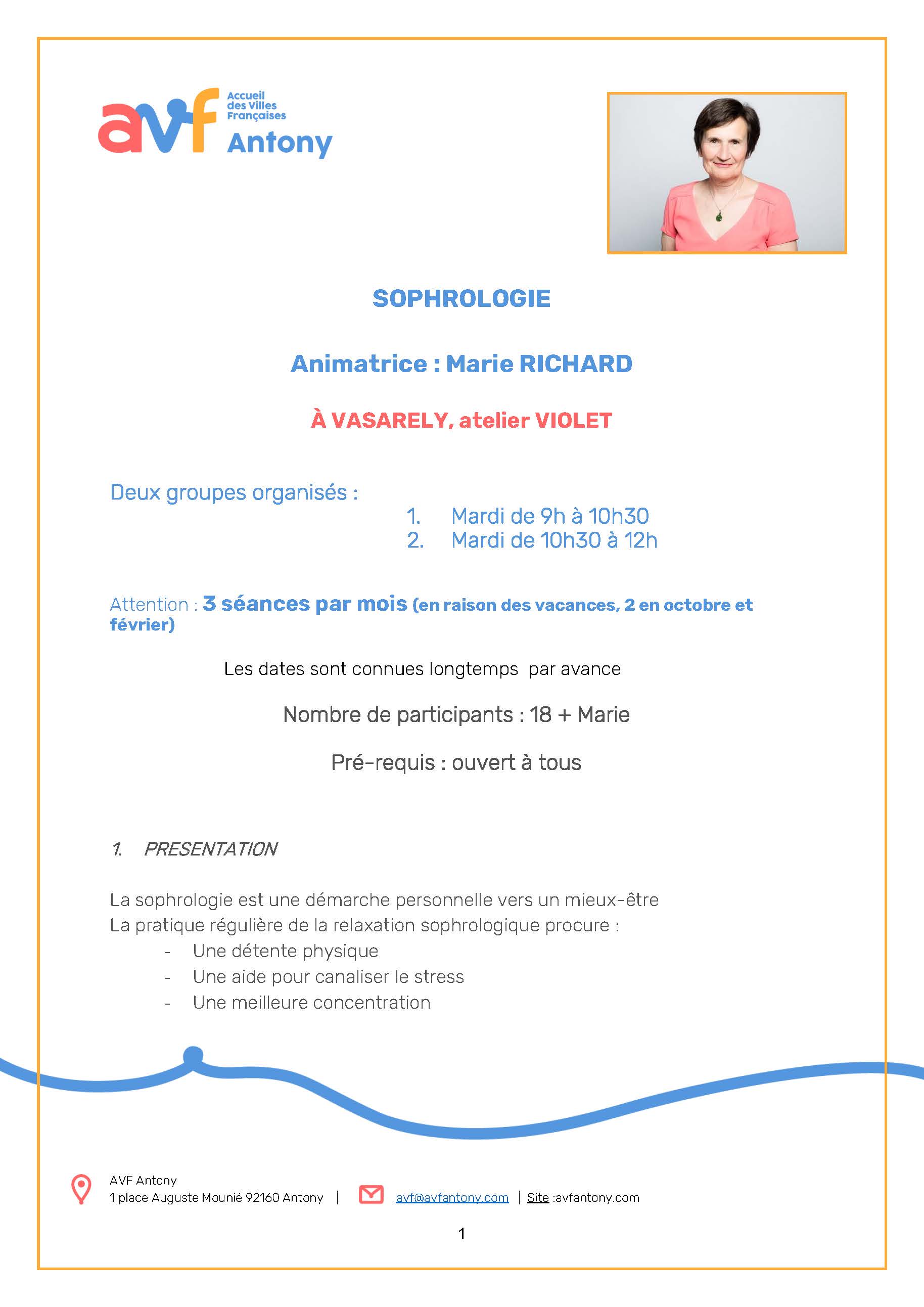 Sophrologie